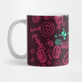 Halloween Pattern Art Design Mug